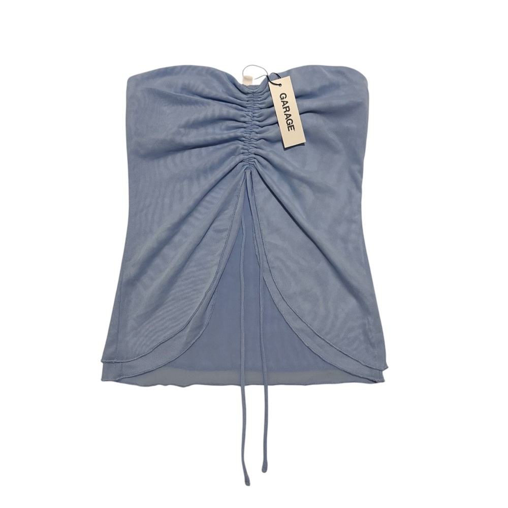 Garage Flyaway Ruched Tube Top